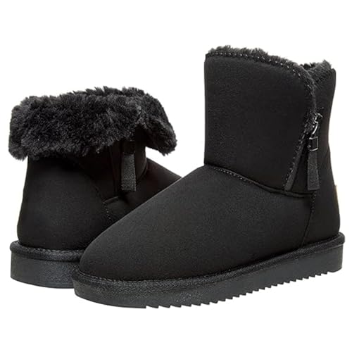 Damen Schneestiefel Winterstiefel Stiefeletten Schlupfstiefel Schuhe Winterschuhe Gefütterte Warm Stiefel, Schwarz,38 EU Damen Schneestiefel Winterstiefel Stiefeletten Schlupfstiefel Schuhe Winterschuhe Gefütterte Warm Stiefel, Schwarz,38 EU von Ambayz