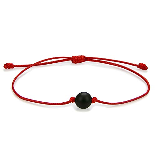 Amber Culture Bernstein Rotes Schnur Armband - Bernsteinarmband Schmuck Handgefertigtes Freundschafts und Glücksarmband Handgefertigte Aus Natürlichem Baltischem Harz in einer Geschenkbox von Amber Culture