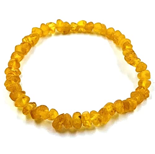 Amber Jewelry Shop Bernsteinarmband - 100% baltischer Bernstein unpoliert - Bernsteinarmbänder - rohe Bernsteinperlen - Armband von Amber Jewelry Shop