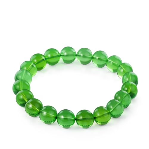 Amber by Mazukna Premium Baltischer Bernstein Armband für Damen & Herren – Echtes Bernstein Schmuck – Handgefertigtes Perlen Stretcharmband von Amber by Mazukna