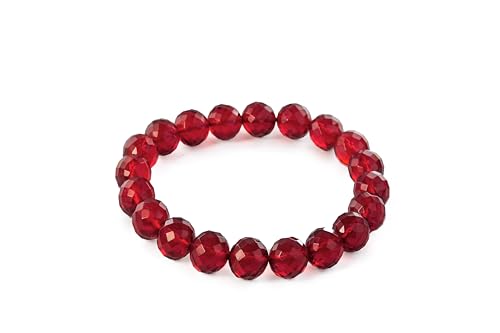 Amber by Mazukna Premium Baltischer Bernstein Armband für Damen & Herren – Echtes Bernstein Schmuck – Handgefertigtes Perlen Stretcharmband von Amber by Mazukna