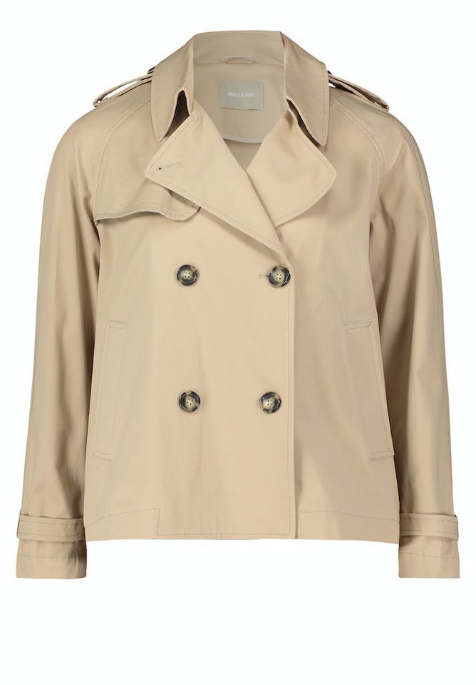 Amber & June Blouson Jacke Popeline Classic Beige von Amber & June