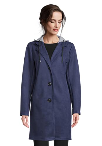 Amber & June Damen 8897/5864_8337 Jacke, Peacoat Blue, 38 von Amber & June