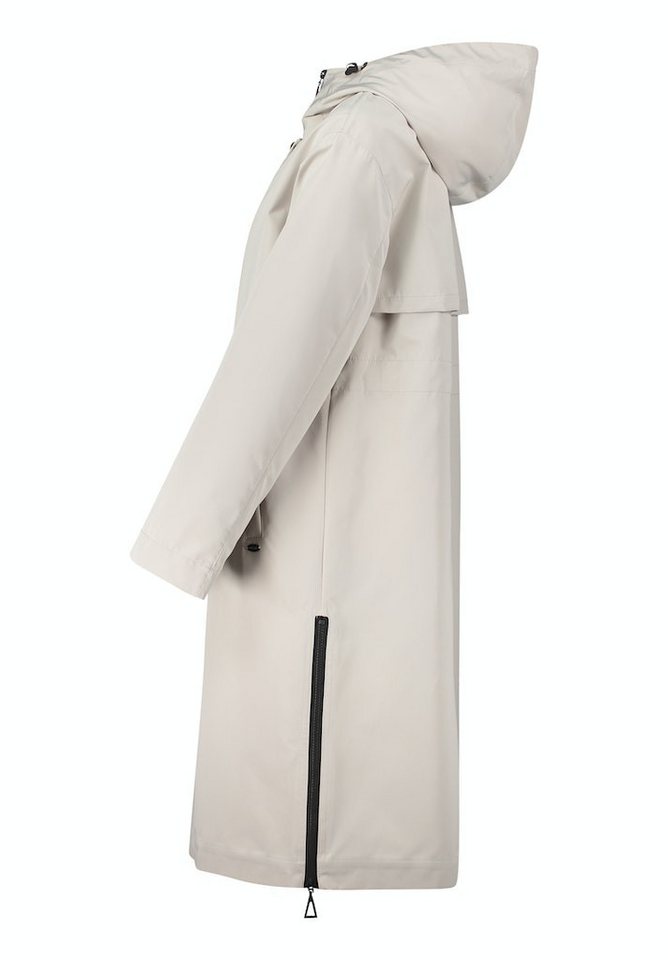 Amber & June Kurzmantel Mantel Popeline Light Stone von Amber & June