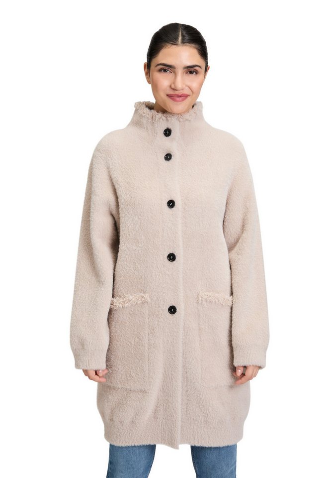 Amber & June Strickjacke Damen mit aufgesetzter Brusttasche (1-tlg) von Amber & June