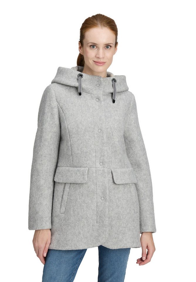 Amber & June Winterjacke Damen Winterjacke mit Kapuze von Amber & June