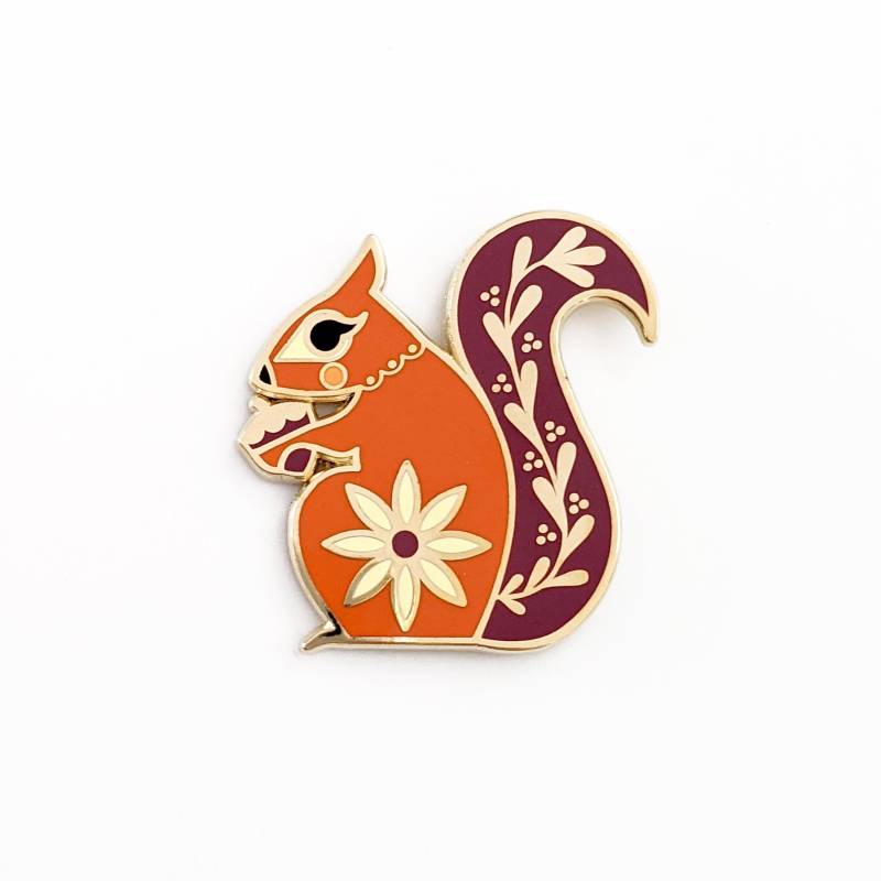 Eichhörnchen Hard Enamel Pin Groß 1.50 X Von Amber Leathers Eichhörnchen Hard Enamel Pin Groß 1.50 X Von Amber Leathers von AmberLeadersDesigns