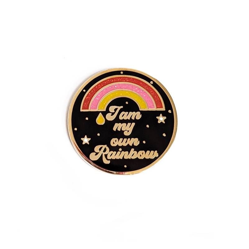 Regenbogen Magie Hard Enamel Pin von AmberLeadersDesigns