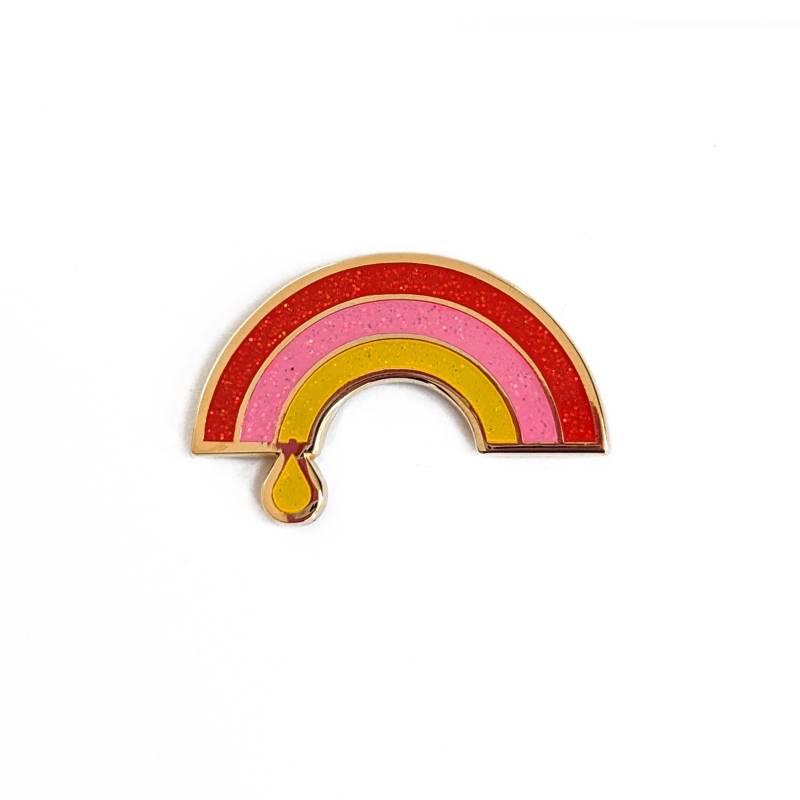 Regenbogen Tropfen Hard Enamel Pin Regenbogen Tropfen Hard Enamel Pin von AmberLeadersDesigns