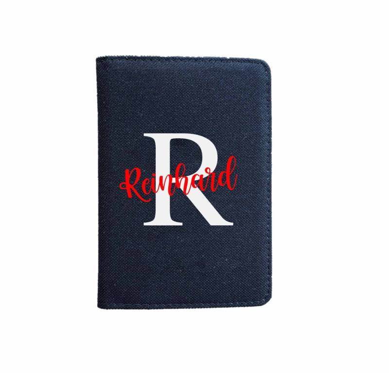 Aufbewahrungshülle Erwachsene Impfpass Personalisierbar Wunschtext Kreditkartenfach Hochwertig Verarbeitet Passport Cover von AmbergerDesign