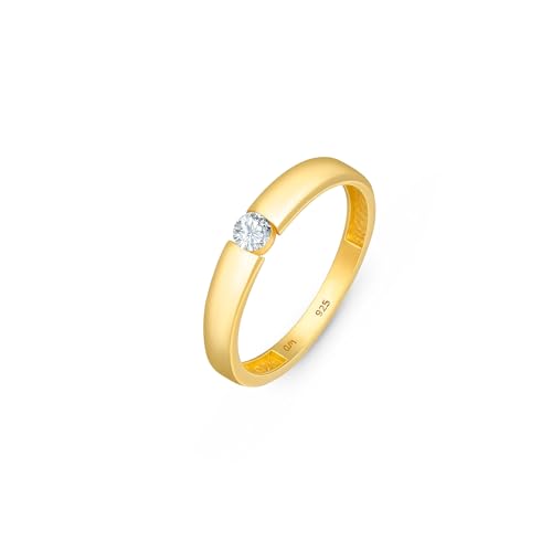 Amberta Damen Hochzeit Ringe aus 925 Sterlingsilber | Solitär Verlobungsring | Verlobungsring Damen Solitär | Zirkonia Ring Silber 925: Ring Vergoldet DamenRing Grösse 60,2 Amberta Damen Hochzeit Ringe aus 925 Sterlingsilber | Solitär Verlobungsring | Verlobungsring Damen Solitär | Zirkonia Ring Silber 925: Ring Vergoldet DamenRing Grösse 60,2 von Amberta