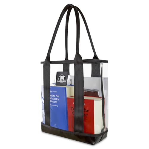 Ambibtion - transparente Bibliothek Tasche Shopper durchsichtig (transparent) von Ambibtion