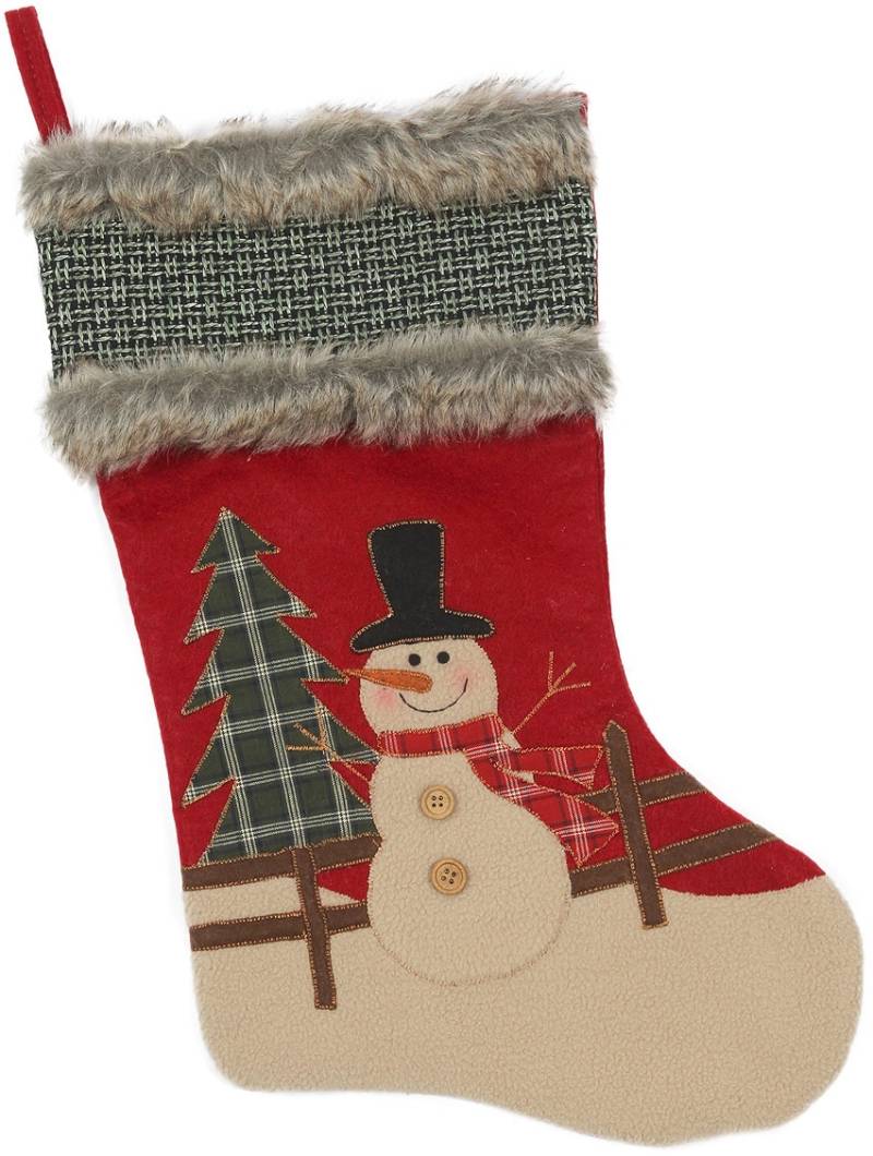 Ambiente Haus Weihnachtsfigur "Strumpf - rot, Weihnachtsdeko rot" Ambiente Haus Weihnachtsfigur "Strumpf - rot, Weihnachtsdeko rot" von Ambiente Haus