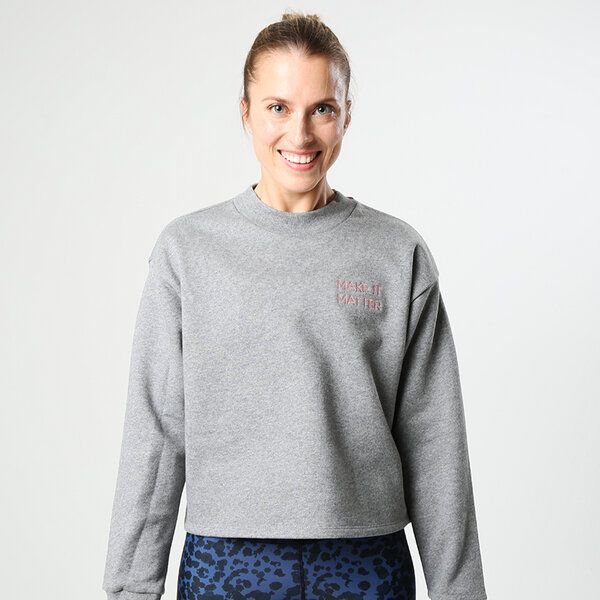 Ambiletics Sweatshirt Make It Matter in grau von Ambiletics