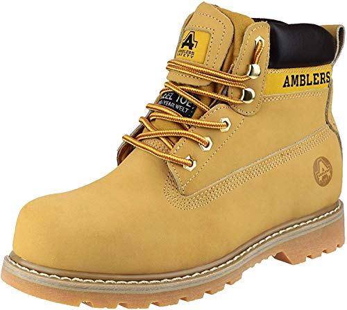 Amblers FS7 Goodyear Herren Schuhe Sicherheitsschuhe Stiefel Arbeitsschuhe Honig EUR 39 von Amblers Steel