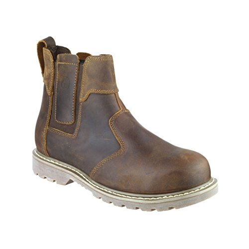 Amblers Safety Mens FS165 Pull-On Safety Dealer Brown Size UK 10 EU 44 von Amblers Safety