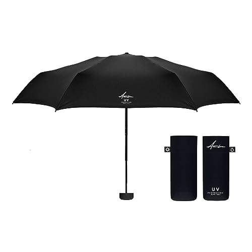 AMBRA Sturmfester Mini Reise-Regenschirm mit UV-Schutz von Ambra UV PROTECTION