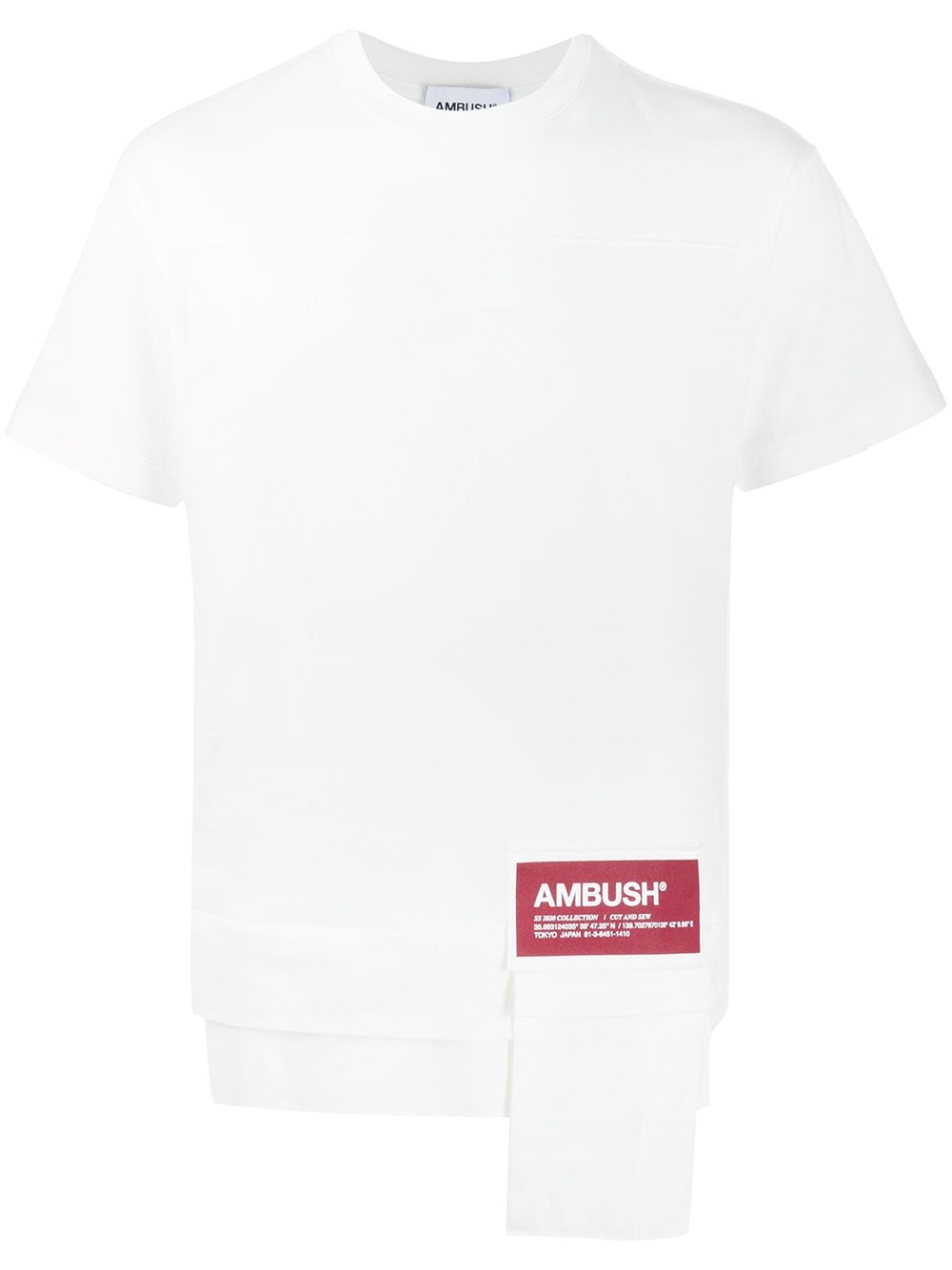 AMBUSH T-Shirt mit Logo-Patch - Weiß von AMBUSH