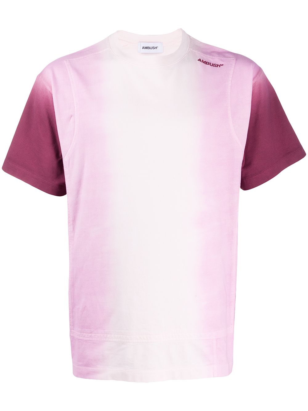 AMBUSH T-Shirt mit Farbverlauf-Print - Rosa von AMBUSH