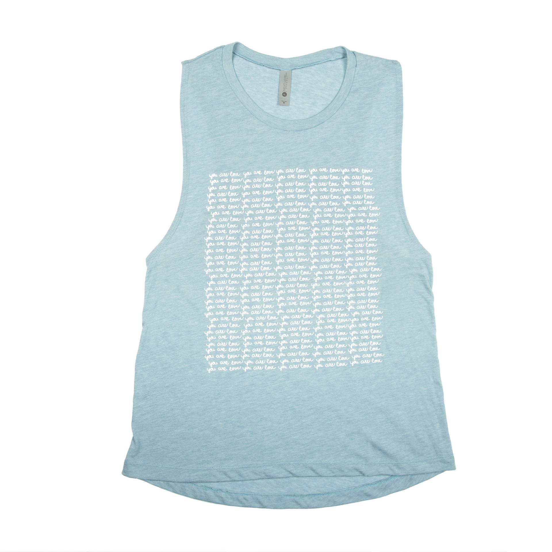 Du Bist Liebe, Muskel Tank T-Shirt von AmeYoga
