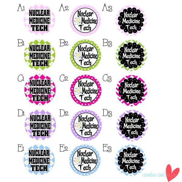 Nuklearmedizin Abzeichen Reels, Radiologie Tech Id Halter, Radiologe Pull, Geschenk, Rad Clip, Röntgen Reel von AmeliaAshleys