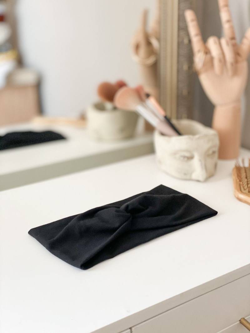Headwrap, Schwarzer Twist Knoten Headwrap Headwrap, Schwarzer Twist Knoten Headwrap von AmeliaRoseTheLabel