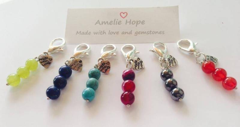 Edelstein Kristall Heilstein Charm von AmelieHopeCrystals