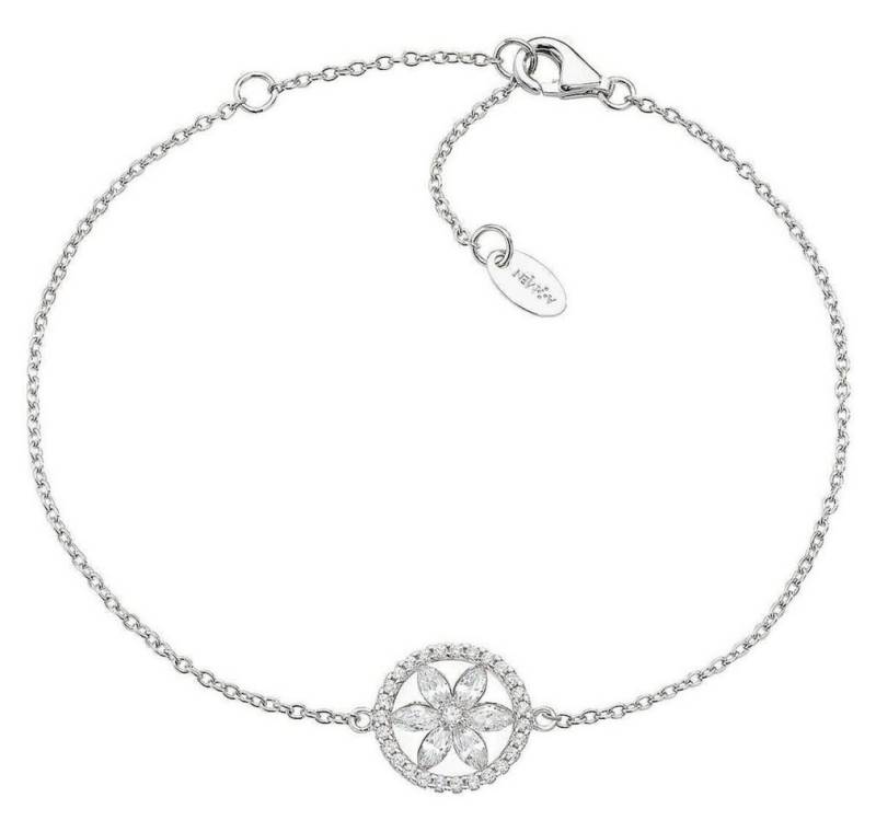 Amen Armband Sparkling Silver Flower of Life Cubic Zirconia Bracelet BRFLBBZ1 von Amen