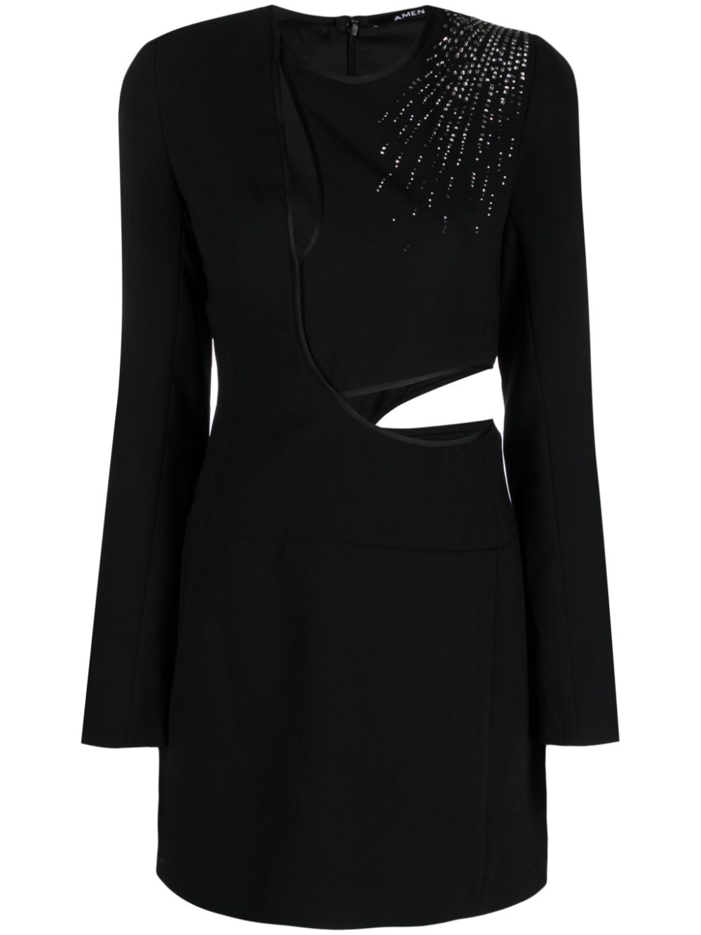 Amen Kleid mit Strass - Schwarz von Amen