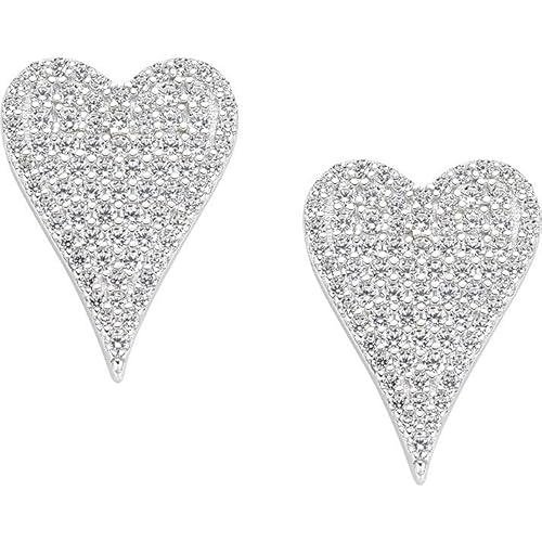Ohrringe für Damen von Amen aus der Amore KollektionOhrringe 925 Silber Zirkonia weiß rhodiniert Größe 1,2 x 1,8 cm Die Referenz ist EHLUBBZ von Amen