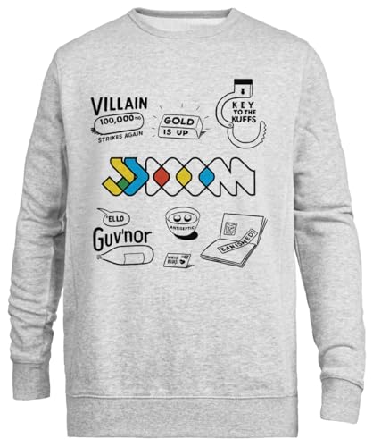 Ameretee Jj Doom Key to The Kuffs Einfacher Grauer Pullover Unisex Mit Rundhalsausschnitt von Ameretee