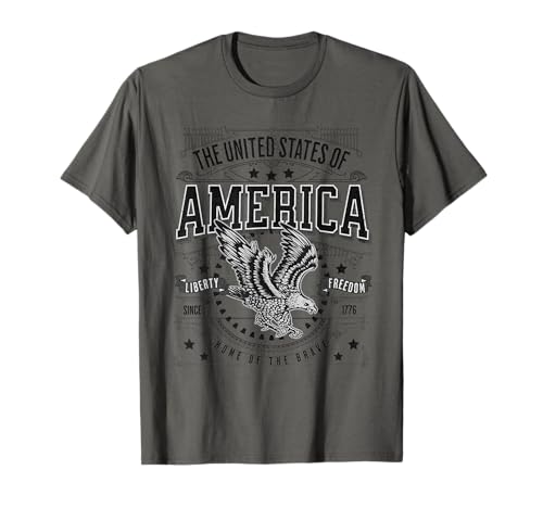US American Eagle - American Flag Patriot USA für Herren T-Shirt von America Sweet Land of Liberty 4th july hawk
