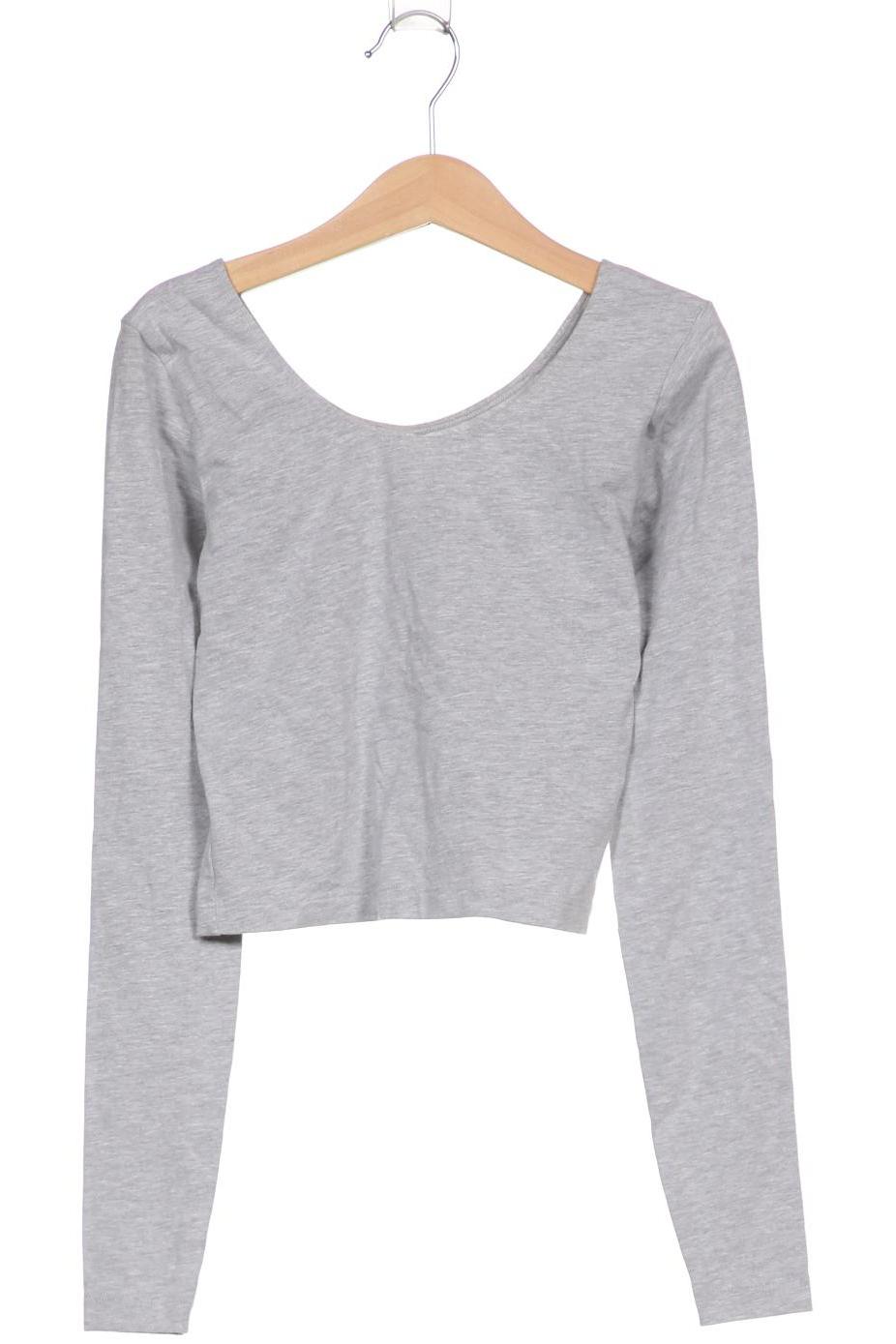 American Apparel Damen Langarmshirt, grau von American Apparel