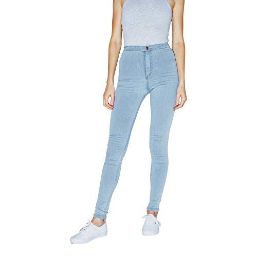 American Apparel Damen The Easy Jeans, Light wash, Groß von American Apparel