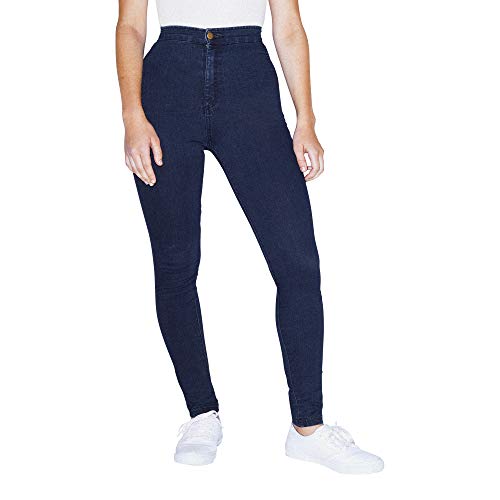 American Apparel Damen The Easy Jeans, dunkle Waschung, X-Groß von American Apparel