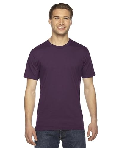 American Apparel Fine Jersey T-Shirt Style G2001 2er-Pack, Aubergine (2er-Pack), M von American Apparel