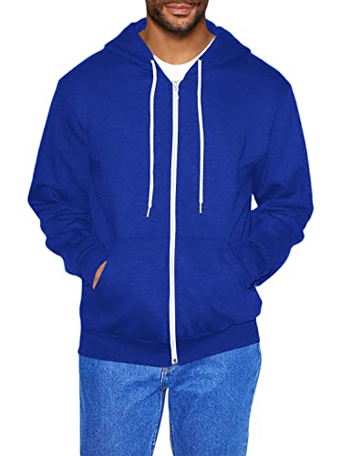 American Apparel Unisex-Erwachsene Flex Fleece Long Sleeve Zip Hoodie Kapuzenpulli, Lapis, Small von American Apparel