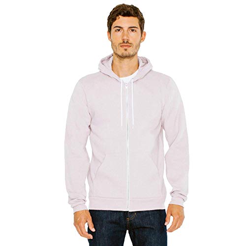 American Apparel Unisex Flex Fleece-Kapuzenpulli F497 - Mauve - XL von American Apparel