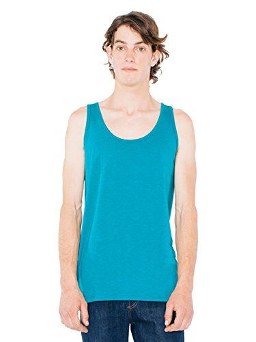 American Apparel Unisex Tri-Blend Tanktop, Tri/Evergreen, X-Klein von American Apparel