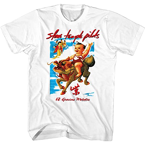 Stone Temple Pilots Rock Band Lila Album Cover Erwachsene Kurzarm T-Shirt, Weiß, Mittel von American Classics