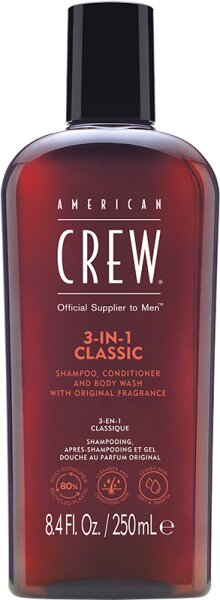 American Crew 3 in 1 Shampoo, Conditioner & Body Wash 250 ml von American Crew
