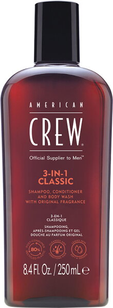 American Crew 3 in 1 Shampoo, Conditioner & Body Wash 250 ml von American Crew