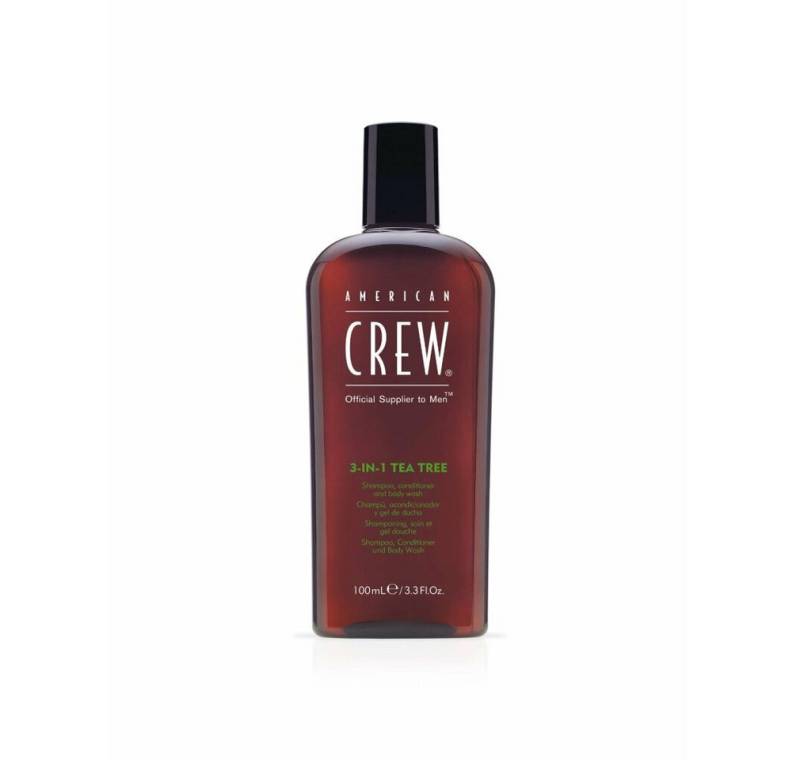 American Crew Haarshampoo 3in1 Teebaum Shampoo, Spülung und Körperreinigung 100ml von American Crew