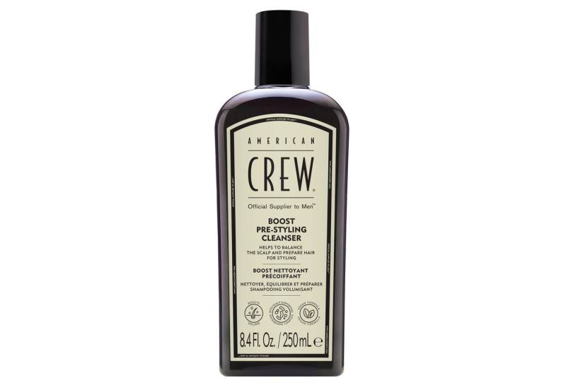 American Crew Haarshampoo Boost Pre-Styling Cleanser Shampoo 250ml, 1-tlg., Vegan, ohne Silikone & Sulfate. von American Crew