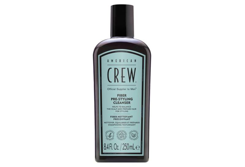 American Crew Haarshampoo Fiber Pre-Styling Cleanser Shampoo 250ml, 1-tlg., Vegan, ohne Silikone & Sulfate. von American Crew