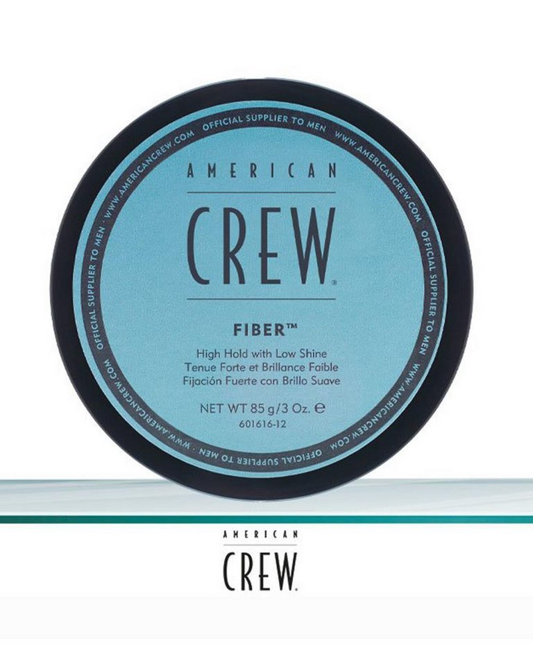 American Crew Haarwachs American Crew Fiber Modelliergummi für starken Halt (85 g), Packung, mattes Finish, starker Halt, einfache Anwendung von American Crew