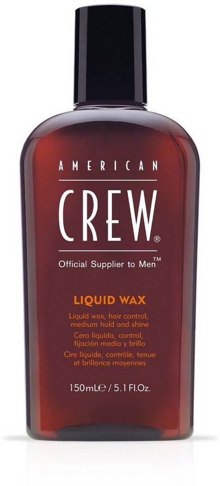 American Crew Haarwachs Liquid Wax Flüssig Haarwachs 150 ml, Flüssig-Haarwachs, Haarpflege Men von American Crew