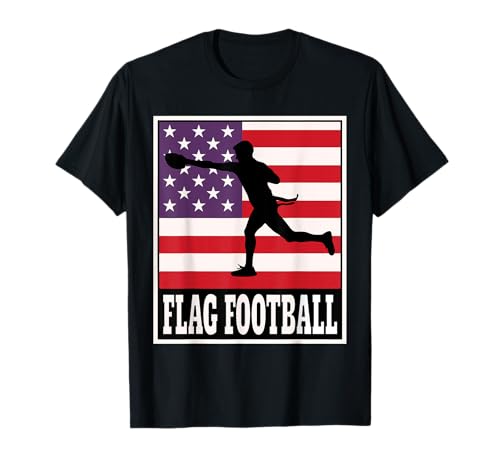American Flag Football retro Fahne Männer Frauen Kinder T-Shirt von American Flag Football Fans und Spieler Ausrüstung