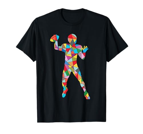 American Football Footballspieler Herren Football T-Shirt von American Football Spieler Designs Footballspieler