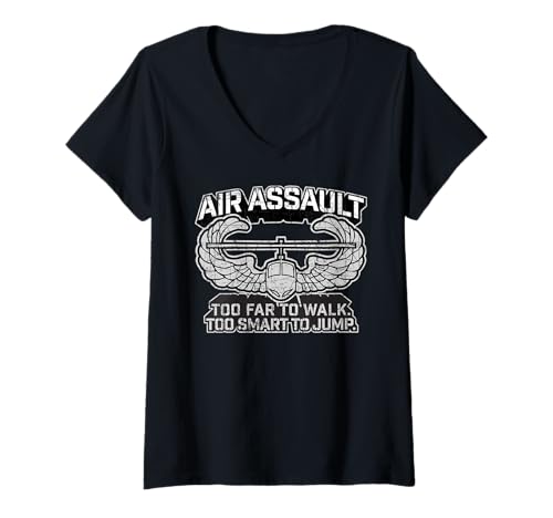 Damen American Marauder: Air Assault Smart T-Shirt mit V-Ausschnitt Damen American Marauder: Air Assault Smart T-Shirt mit V-Ausschnitt von American Marauder